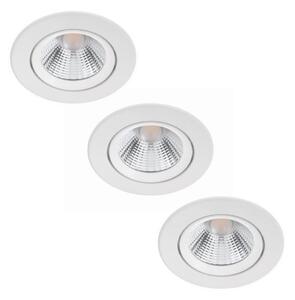 Philips - К-кт 3бр. LED димируеми лунички за вграждане DIVE LED/5W/230V 2700K