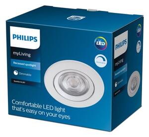 Philips - LED Димируема луничка за вграждане DIVE LED/5W/230V 2700K