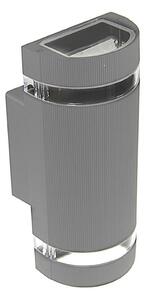 Екстериорен аплик KORTEK 2xGU10/30W/230V IP44 сив