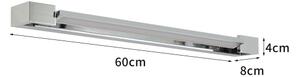 Brilagi-LED Огледало за баня с осветление AQUA LINE LED/18W/230V 60 cm IP44 лъскав хром