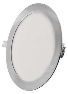Вградено LED осветително тяло NEXXO LED/18W/230V 3000/3500/4000K сребристо Ø 22,5 см