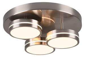 Trio - LED димируемо таванно осветително тяло FRANKLIN 3xLED/8,5W/230V Ø 35 cm хром
