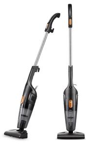 Прахосмукачка Deerma DX115C, вертикална/ръчна, 600W, 1.2 л. капацитет на контейнера, миещ се филтър, черна