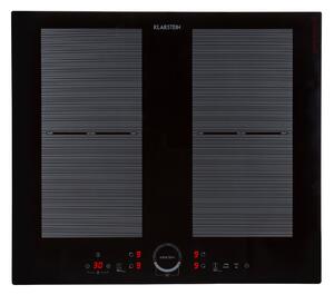 Klarstein Delicatessa 60, индукционен котлон за вграждане, 4 зони, 7000 W, керамична повърхност, черна