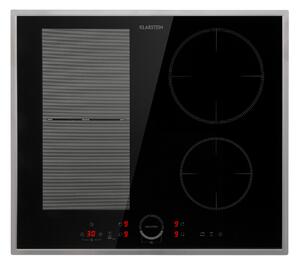 Klarstein Delicatessa 60 Hybrid Prime, котлон, индукция, 4 зони, 7000 W, черен