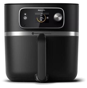 Фритюрник с горещ въздух Philips HD9880/90, 8.3 л. вместимост, 2200W, черен