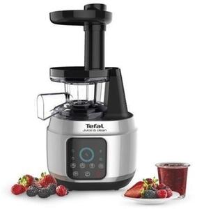 Сокоизстисквачка Tefal Juice & Clean ZC420, 0.8 л. обем, 2 скорости, функция за обратно въртене, 150W, инокс