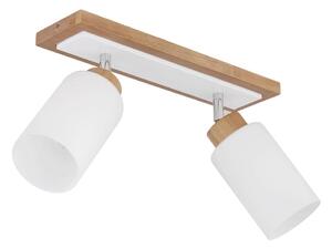 Globo 15977-2 - Точково осветително тяло ROWENA 2xE27/60W/230V бежово/бяло