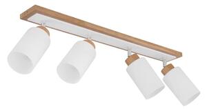 Globo 15977-4 - Точково осветително тяло ROWENA 4xE27/60W/230V бежово/бяло