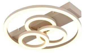 Globo 48040-40SA-LED Димируемо таванно осветително тяло DARRYL I LED/40W/230V размери 35 x 33 см месинг + дистанционно управление