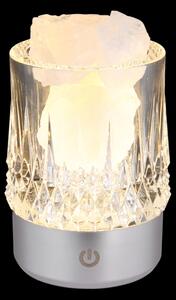 Globo 21044S - LED сензорна настолна лампа LIZZY LED/1W/5V 3000K 1200 mAh сребриста