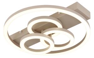 Globo 48040-40SA-LED Димируемо таванно осветително тяло DARRYL I LED/40W/230V размери 35 x 33 см месинг + дистанционно управление