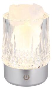 Globo 21044S - LED сензорна настолна лампа LIZZY LED/1W/5V 3000K 1200 mAh сребриста
