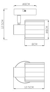 Globo 54318-1 - Стенно спот осветително тяло WALTON 1xE14/40W/230V