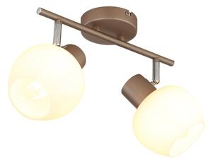 Globo 54662-2 - Точково осветително тяло EILEEN 2xE27/40W/230V