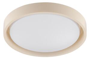 Brilliant - LED таванен плафон SONORA, 12 W, 230 V, 3000 K (топла бяла), Ø 31 см, бежов