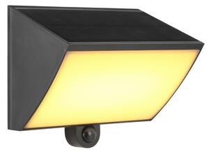 Brilliant - LED соларно стенно осветително тяло SIERRA LED/6W/3,7V 2000 mAh IP54 черно