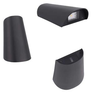 LED външен стенен аплик LED/11W/230V IP65 черен