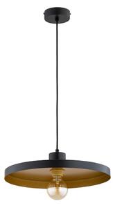 Полилей на кабел ETERI 1xE27/15W/230V черен/златен
