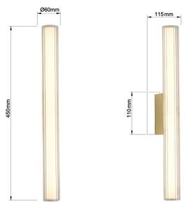 LED осветление за огледало за баня LINEA LED/8W/230V 3000/4000/6000K IP44 45 cm златно