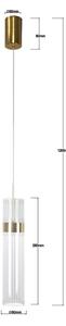 LED полилей на кабел AMBIENTE LED/6W/230V 3000/4000/6000K златен