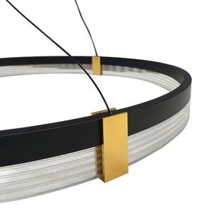 LED полилей на кабел TRIANGLE LED/40W/230V 3000/4000/6000K Ø 60 см черен