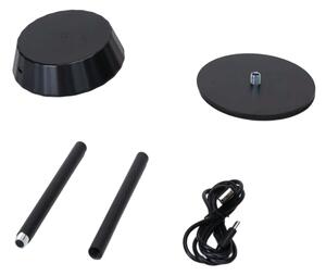 Aigostar - LED димируема настолна лампа AMBIENT LED/2,4W/5V 3000-6500K черна