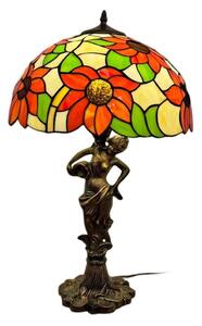 Brilagi - Тифани витражна настолна лампа SUNFLOWER 1xE27/60W/230V
