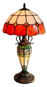 Brilagi - Tiffany витражна настолна лампа SIENNA 1xE27/60W/230V + 1xE14/40W