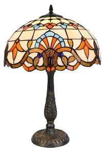 Brilagi - Tiffany витражна настолна лампа MIRABELLA 2xE27/60W/230V