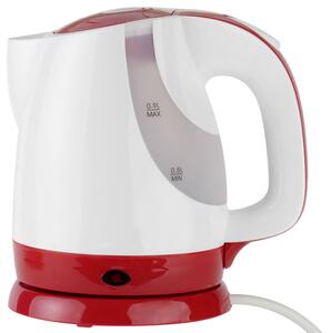 Електрическа кана Oliver Voltz OV51230F, 1300W, 900 ml, Мерителна скала, Бял/червен