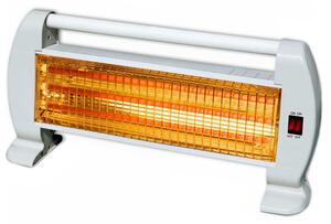 Кварцова печка Rosberg R51972A, 1200W, 3 тръби, 3 нива, Защита от обръщане, Бял