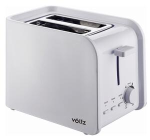 Тостер Voltz V51440E, 750W, 2 филии, 7 степени, Тава за трохи, Бял