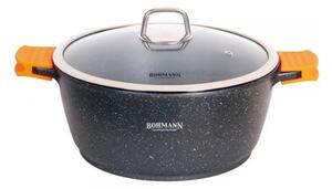 Тенджера Bohmann BH-7350-36 MRB, 36 см, 13 л, Индукция, Силиконови предпазители, Черен