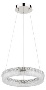 Globo 67387-24 - Димируем висящ полилей на кабел LAUREL LED/24W/230V прозрачен + дистанционно управление