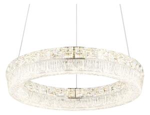 Globo 67387-24 - Димируем висящ полилей на кабел LAUREL LED/24W/230V прозрачен + дистанционно управление