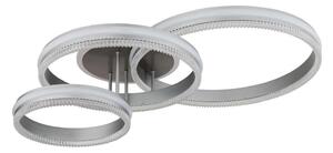 Globo 67377-72 - Димируема LED плафонна лампа FRANCINE LED/72W/230V, сребрист, с дистанционно управление