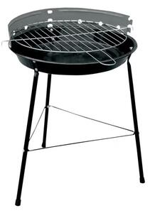 Барбекю на дървени въглища MasterGrill MG930, 32 см диаметър, Метал, Черен