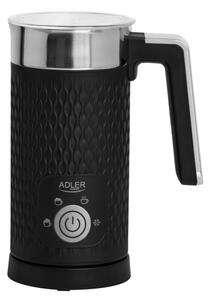 Уред за разпенване на мляко Adler AD 4494B, 500W, 300 мл, Незалепващо покритие, Черен