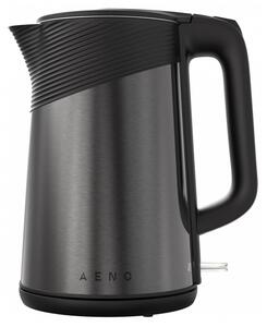 Електрическа кана AENO AEK0003, 2200W, 1.7 л, Защита STRIX, Двойни стени, Защита от прегряване, Графит/черен