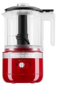 Акумулаторен чопър KitchenAid 5KFCB519EER, 12 V, 1.18 л, 3500 rpm/min, 2 скорости + Pulse, Без BPA, Empire Red