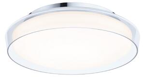 Paulmann LED плафон Luena, IP44, хром, Ø 35 cm, Металик, Дневна/трапезария, Метал, Модерен