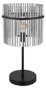 Globo 15698T1 - Настолна лампа GORLEY 1xE14/60W/230V Ø 30 см черна