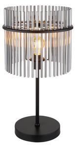 Globo 15698T1 - Настолна лампа GORLEY 1xE14/60W/230V Ø 30 см черна
