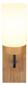 Globo 15977W - Настенна лампа ROWENA 1xE27/60W/230V бежова/бяла