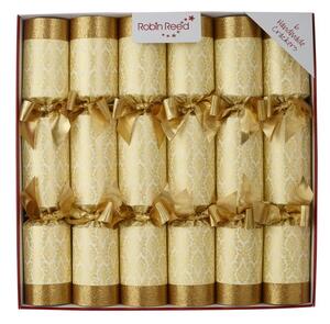 Коледни крекери в комплект от 6 бр. Gold Damask – Robin Reed