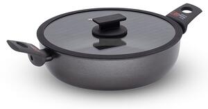 AM ТИГАН С ДВЕ ДРЪЖКИ+КАПАК FORTEZZA 28CM
