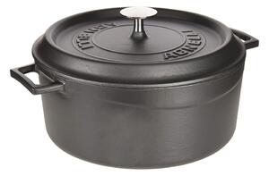 AGNELLI ЧУГУНЕНА ТЕНДЖЕРА SLOW-COOK 28CM 6,7L ЧЕР