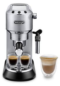 Еспресо машина DeLonghi EC685.M, 1300W, 15 bar, 1.1 л, 3 адаптера, Регулиране на температурата, Инокс