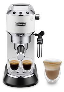 Еспресо машина DeLonghi EC685.W, 1300W, 15 bar, 1.1 л, 3 адаптера, Регулиране на температурата, Бял